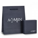 Amen Rosenkranz Kette aus Silber mit Kristallen CROBR3 kaufen