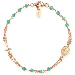 Bild des Amen Rosenkranz Armband aus Silber mit Kristallen BRORM3