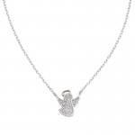 Imagen del Collar Ángel Amen en plata con circonitas mujer CLABBZ