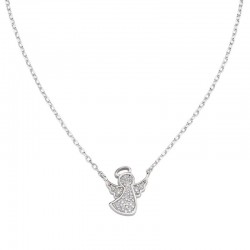 Amen Engel Kette aus Silber mit Zirkonia für Damen CLABBZ
