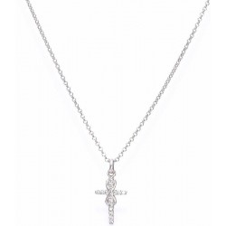 Immagine della Collana Amen Croce con infinito donna CLCRINBB