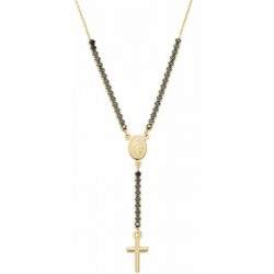 Amen Rosenkranz Kette aus Silber mit Zirkonia CLCRMIGNZ4