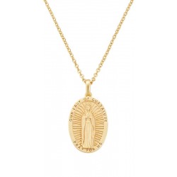 Amen Unsere Liebe Frau von Guadalupe Medaille Halskette für Damen CLGUGM