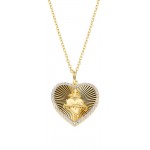Imagen del Collar Sagrado Corazón de Jesús Amen mujer CLSCCUG