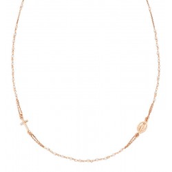 Amen Rosenkranz Kette aus Silber mit Kristallen für Damen CRO10RBI3