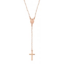 Amen Rosenkranz Kette aus Silber mit Kristallen für Damen CRO10RBI4