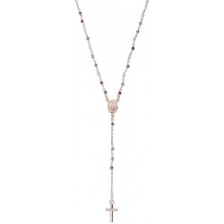 Amen Rosenkranz Kette aus Silber mit Kristallen für Damen CRO25RMU4