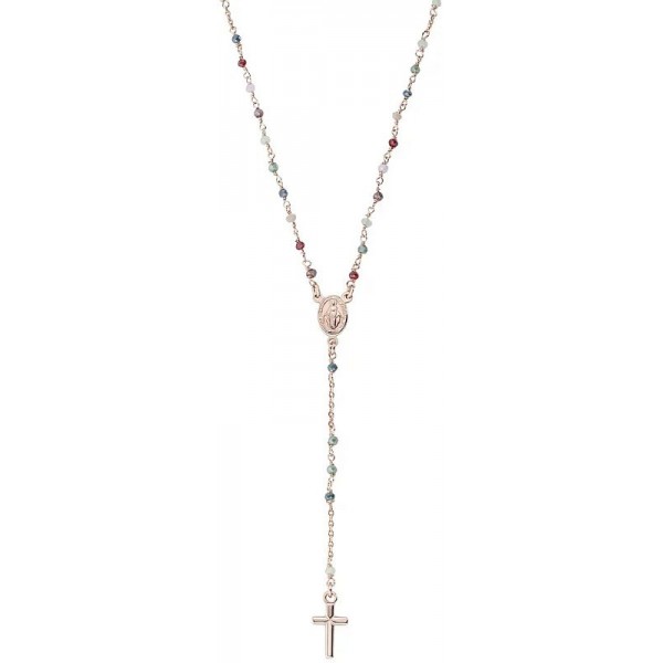 Immagine della Collana Amen Rosari in argento con cristalli donna CRO25RMU4