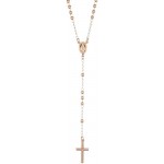 Bild der Amen Rosenkranz Kette aus Silber CRO30R