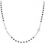 Amen Rosenkranz Kette aus Silber mit Kristallen CROBG3 Bild der Amen Rosenkranz Kette aus Silber mit Kristallen CROBG3