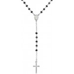 Amen Rosenkranz Kette aus Silber mit Kristallen CROBG4 Bild der Amen Rosenkranz Kette aus Silber mit Kristallen CROBG4