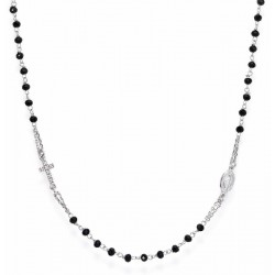 Amen Rosenkranz Kette aus Silber mit Kristallen CROBNZ3