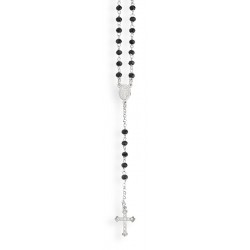 Amen Rosenkranz Kette aus Silber mit Kristallen CROBNZ4