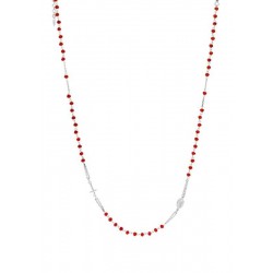 Amen Rosenkranz Kette aus Silber mit Kristallen CROBR3