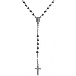 Amen Rosenkranz Kette aus Silber mit Kristallen CRONN4