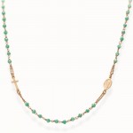Amen Rosenkranz Kette aus Silber mit Kristallen CRORM3 Bild der Amen Rosenkranz Kette aus Silber mit Kristallen CRORM3