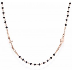Amen Rosenkranz Kette aus Silber mit Kristallen CRORNZ3