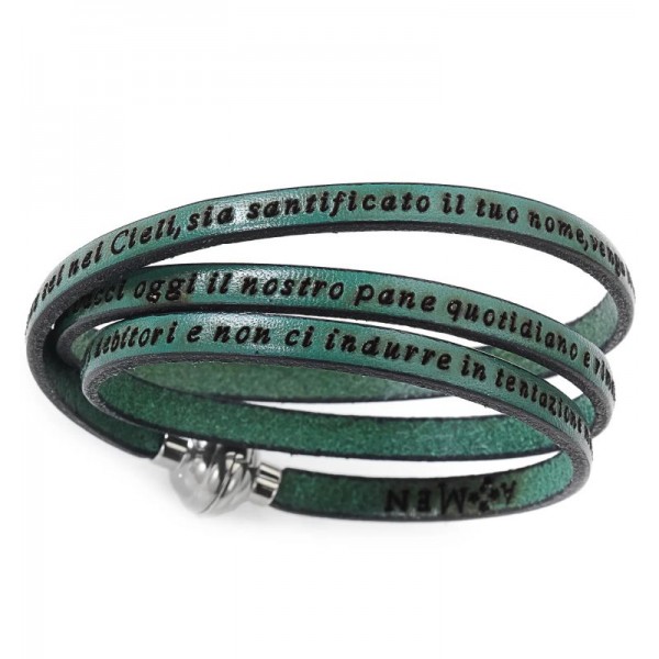 Amen Vaterunser Armband auf Italienisch PNIT03 Bild des Amen Vaterunser Armband auf Italienisch PNIT03