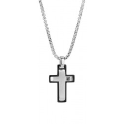 Immagine della Collana Boccadamo Man uomo AGR251N Croce