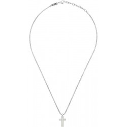 Collar Hombre Breil Tag & Cross TJ3228