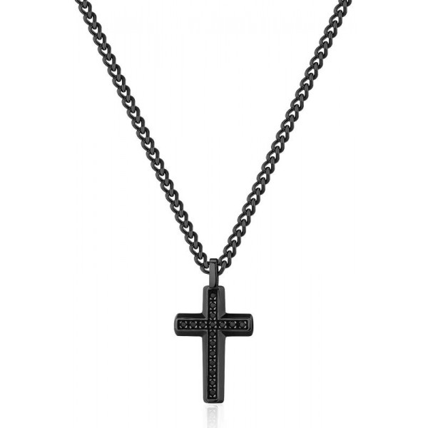Buy Mens Brosway Necklace Backliner BBC03 Cross