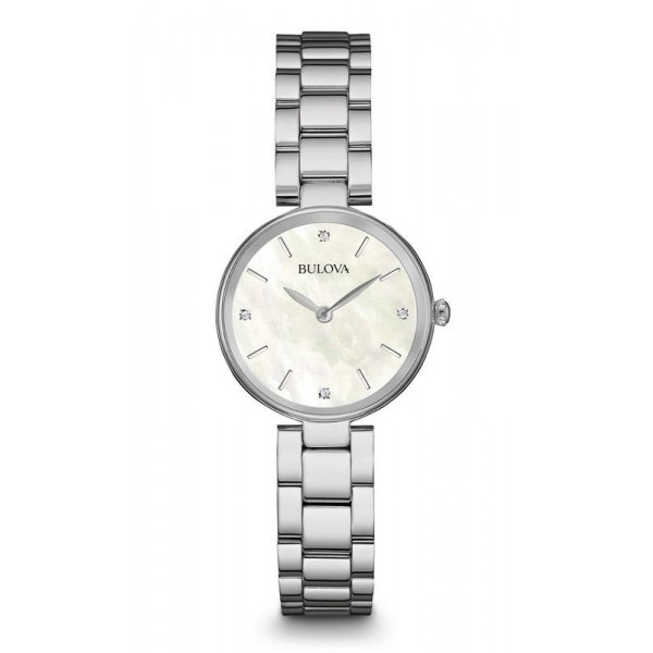 Kaufen Sie Bulova Damenuhr Diamonds 96S159 Diamanten Perlmutt