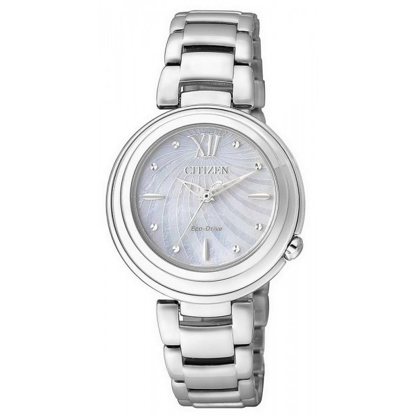 Купить Citizen Женские Часы Eco-Drive EM0331-52D Перламутр