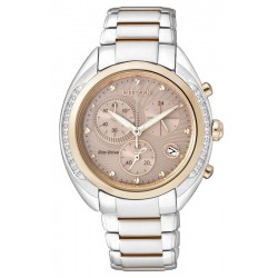 Montre Citizen Femme Chrono Eco-Drive FB1385-53W Diamants