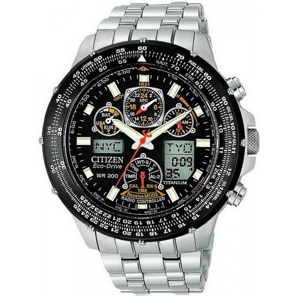Купить Citizen Мужские Часы Promaster Skyhawk Титан Eco-Drive JY0080-62E