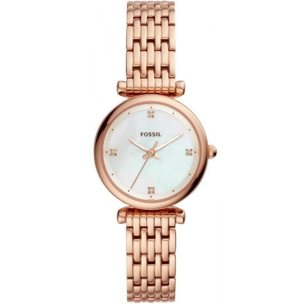 Acheter Montre Fossil Femme Carlie Mini ES4429 Nacre Quartz