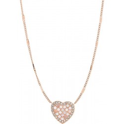 Acquistare Collana Donna Fossil Vintage Glitz JF03164791 Cuore Madreperla