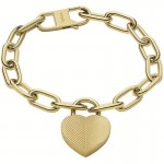 Imagen de la Pulsera de Acero para Mujer - Fossil Harlow - JF04658710 - Corazón