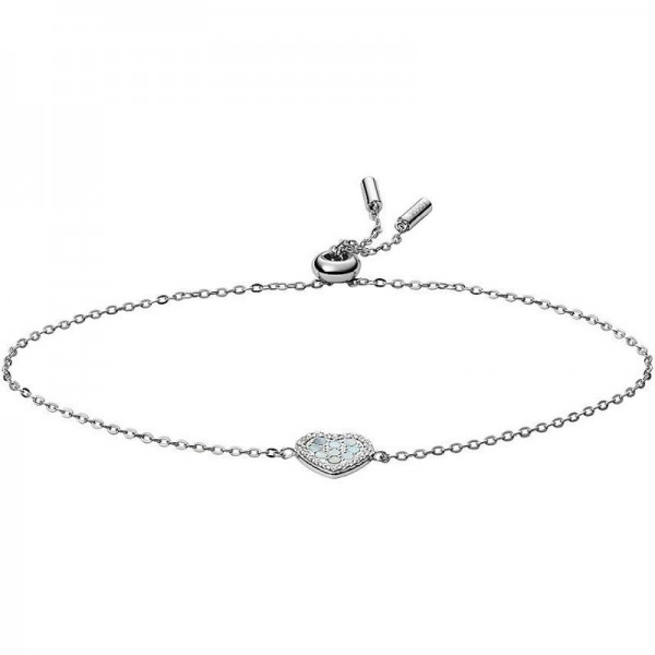 Pulsera Mujer Fossil Sterling Silver JFS00569040 Corazón Madreperla Comprar Pulsera Mujer Fossil Sterling Silver JFS00569040 Corazón Madreperla