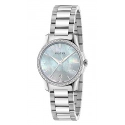 Acquistare Orologio Donna Gucci G-Timeless Small YA126543 Diamanti Madreperla