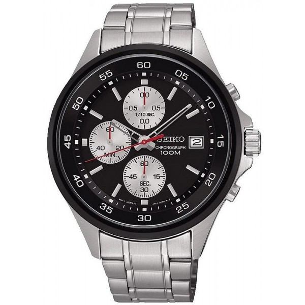 Купить Seiko Мужские Часы SKS483P1 Кварцевый Хронограф