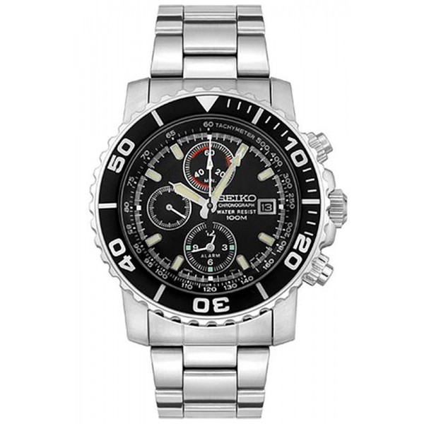 Seiko Мужские Часы Alarm Chronograph Quartz SNA225P1 Купить Seiko Мужские Часы Alarm Chronograph Quartz SNA225P1