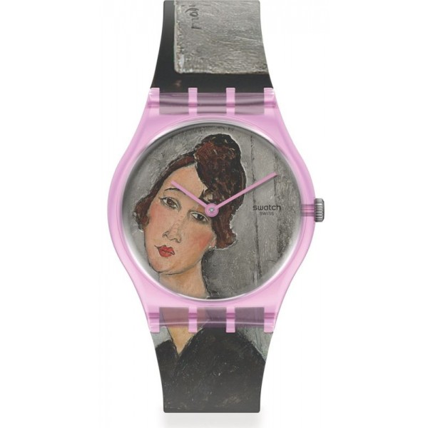 Reloj Swatch Centre Pompidou Portrait of Dédie, by Amedeo Modigliani GZ356 Comprar Reloj Swatch Centre Pompidou Portrait of Dédie, by Amedeo Modigliani GZ356