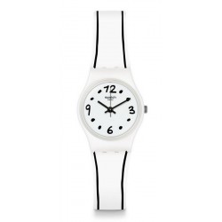 Buy Swatch Ladies Watch Lady Black Border LW162
