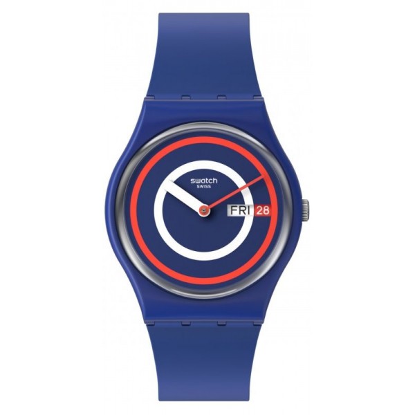 Montre Unisex Swatch Gent Swatch Blue To Basics SO28N703 Acheter Montre Unisex Swatch Gent Swatch Blue To Basics SO28N703