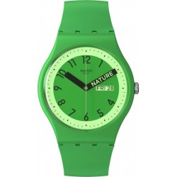 Купить Swatch Унисекс Часы New Gent Proudly Green SO29G704