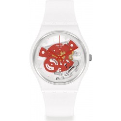 Reloj Unisex Swatch Gent Time To Red Small SO31W104