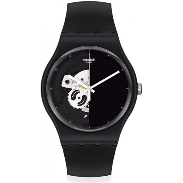 Unisex Swatch Watch New Gent Live Time Black SO32B107 Buy Unisex Swatch Watch New Gent Live Time Black SO32B107