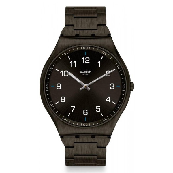 Buy Swatch Mens Watch Skin Irony Skin Suit Black SS07B100G