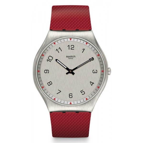 Buy Swatch Mens Watch Skin Irony Skinrouge SS07S105
