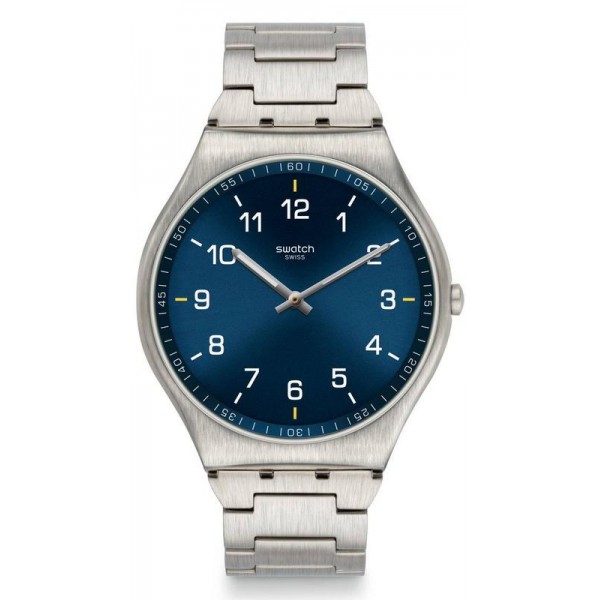 Buy Swatch Mens Watch Skin Irony Skin Suit Blue SS07S106G