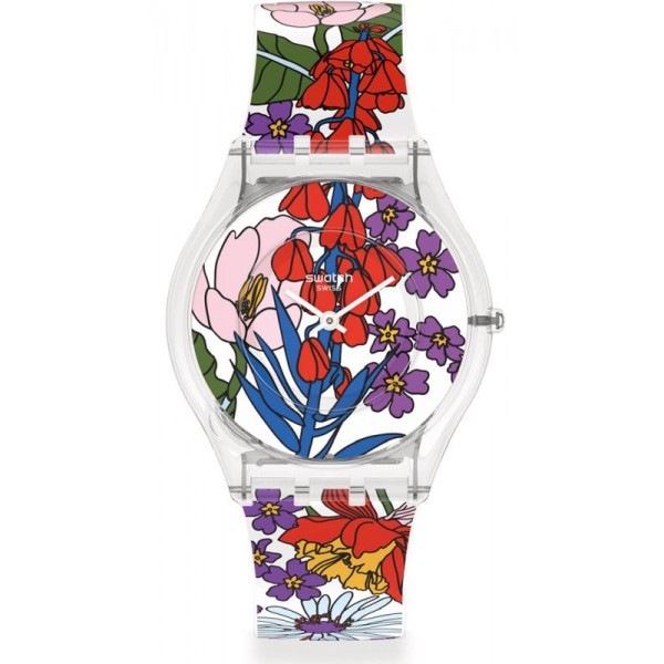 Montre Femme Swatch Skin Classic Botanical Paradise SS08K110 Acheter Montre Femme Swatch Skin Classic Botanical Paradise SS08K110