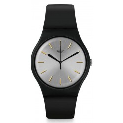 Acheter Montre Unisex Swatch New Gent Backtoblack SUOB173
