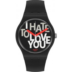 Reloj Unisex Swatch New Gent Hate 2 Love SUOB185