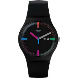 Unisex Swatch Watch New Gent The Indexter SUOB719