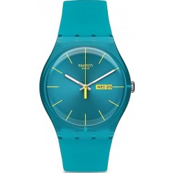 Orologio Unisex Swatch New Gent Turquoise Rebel SUOL700